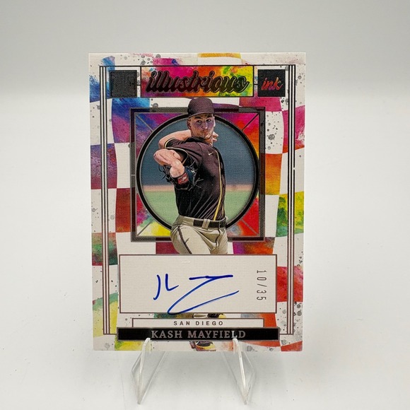 2025 Panini Impeccable Kash Mayfield Illustrious Ink Auto /35 San Diego ILI-KM - Picture 3 of 5